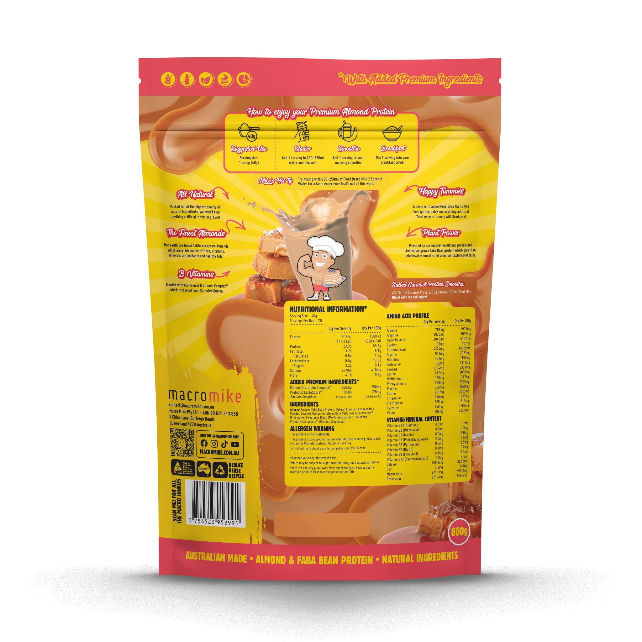 MACRO MIKE Almond Protein