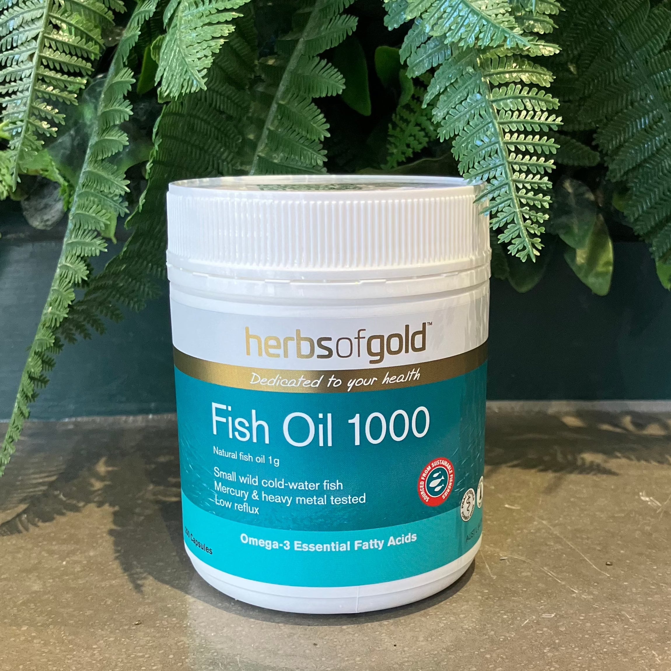 Herbs Of Gold - Fish Oil  - 200 capsules