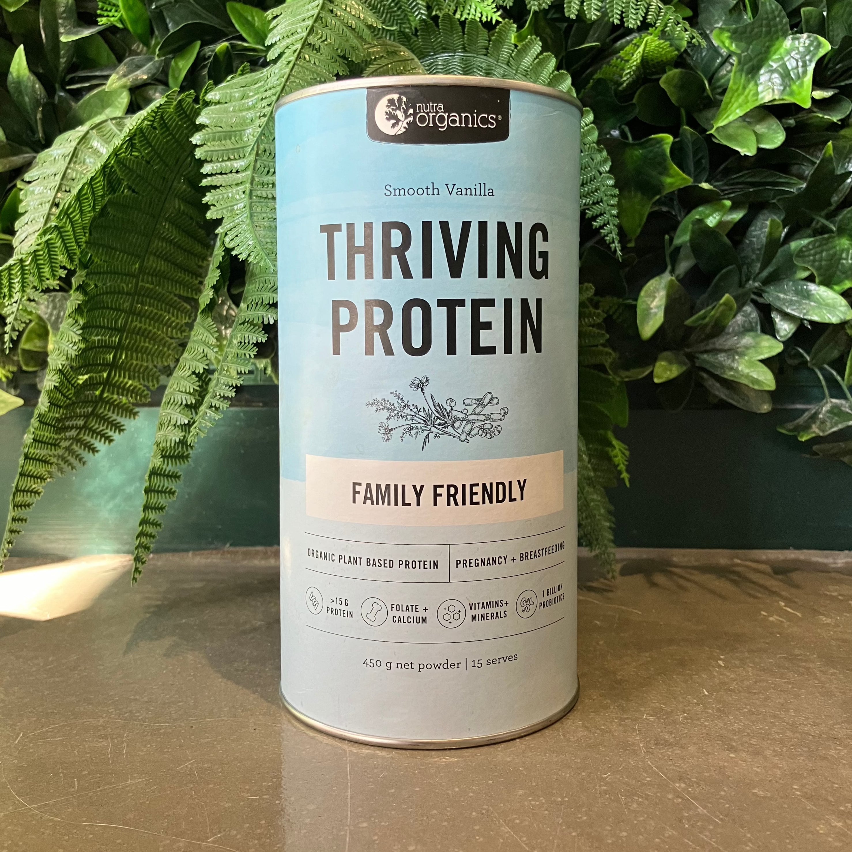 Thriving Family, Nutra Organics – Protein & Multivitamin - 15 Servings