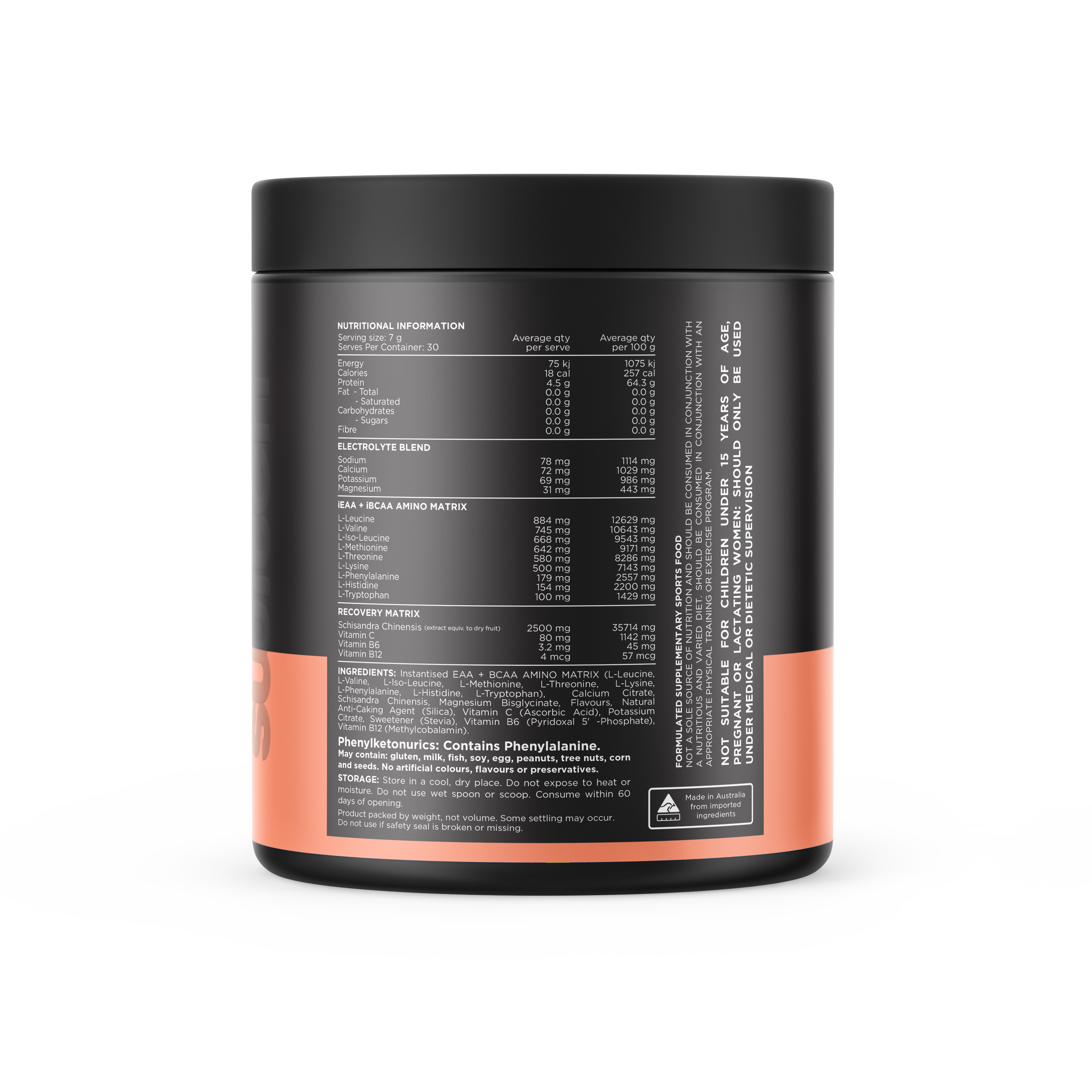 AMINO Switch, BCAA & EAA Recovery Matrix - 30 Serve