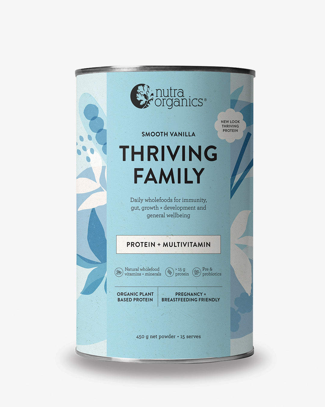 THRIVING FAMILY Plant Protein Nutra Organics – 1 kg