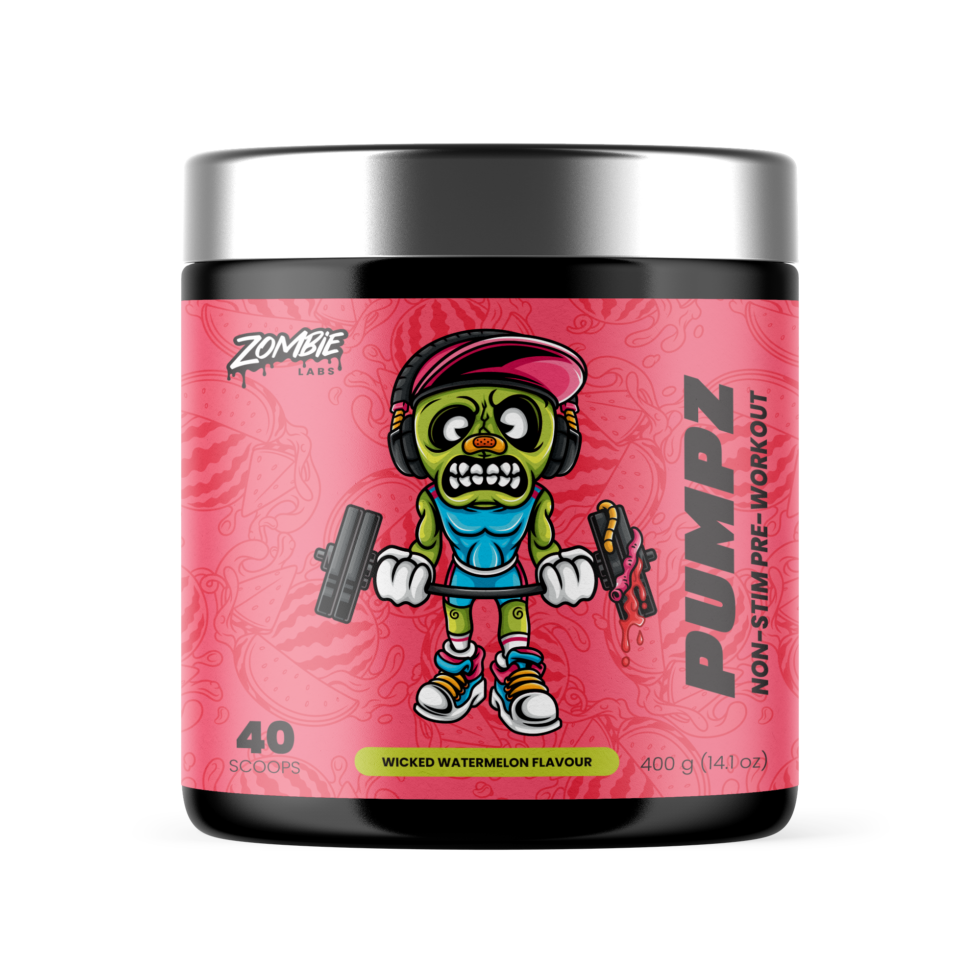 PUMPZ Non-Stim Pre-Workout Zombie Labs - 40 scoops